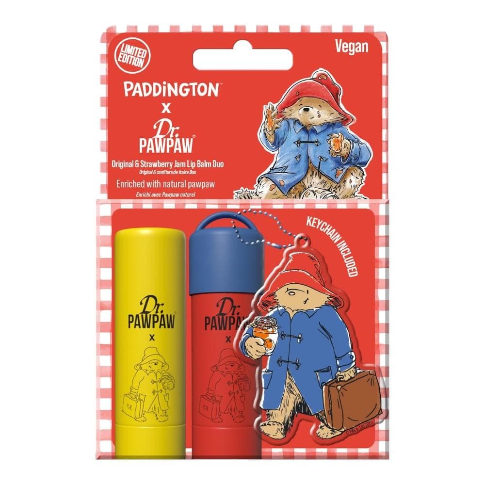 Dr.PAWPAW Paddington Bear Keyring Original + Strawberry Jam