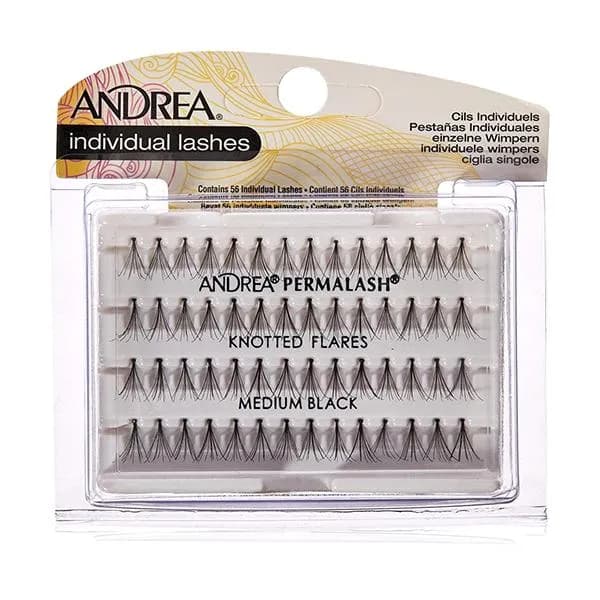 Andrea Permalash Individual Flare Eyelashes - Medium