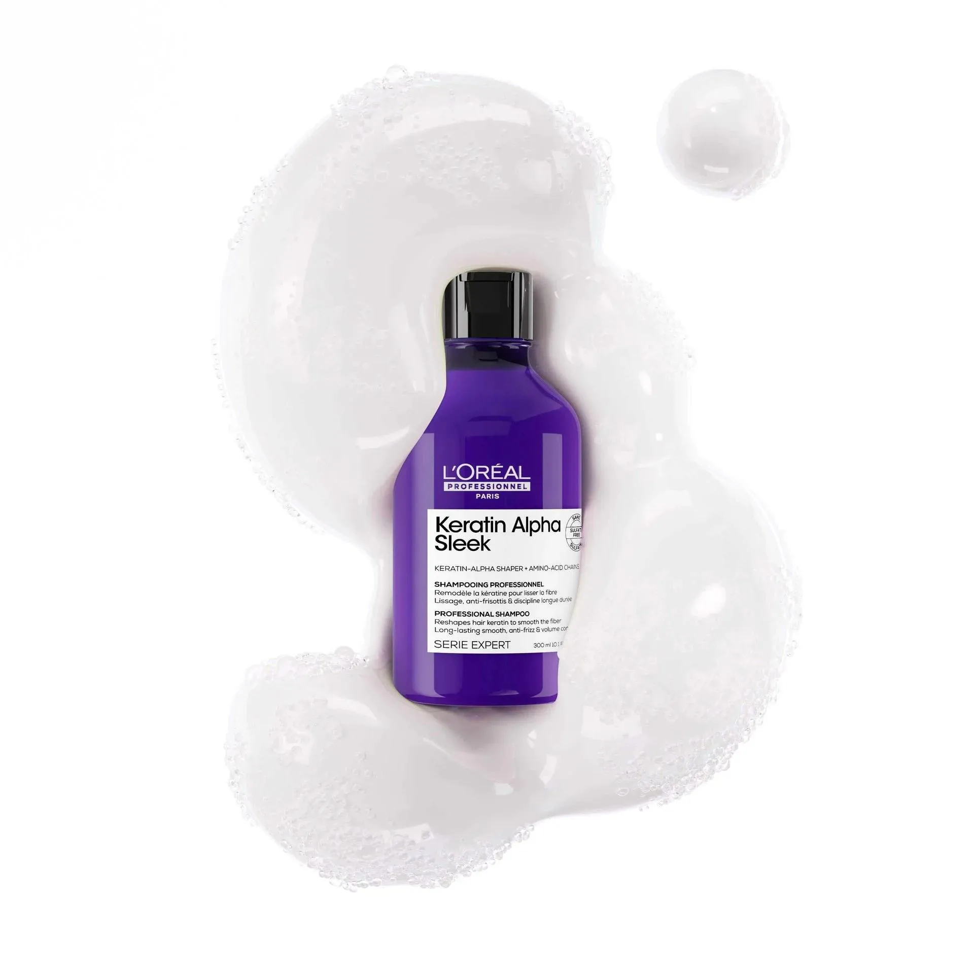 Loreal Serie Expert Keratin Alpha Sleek Shampoo - 300ml
