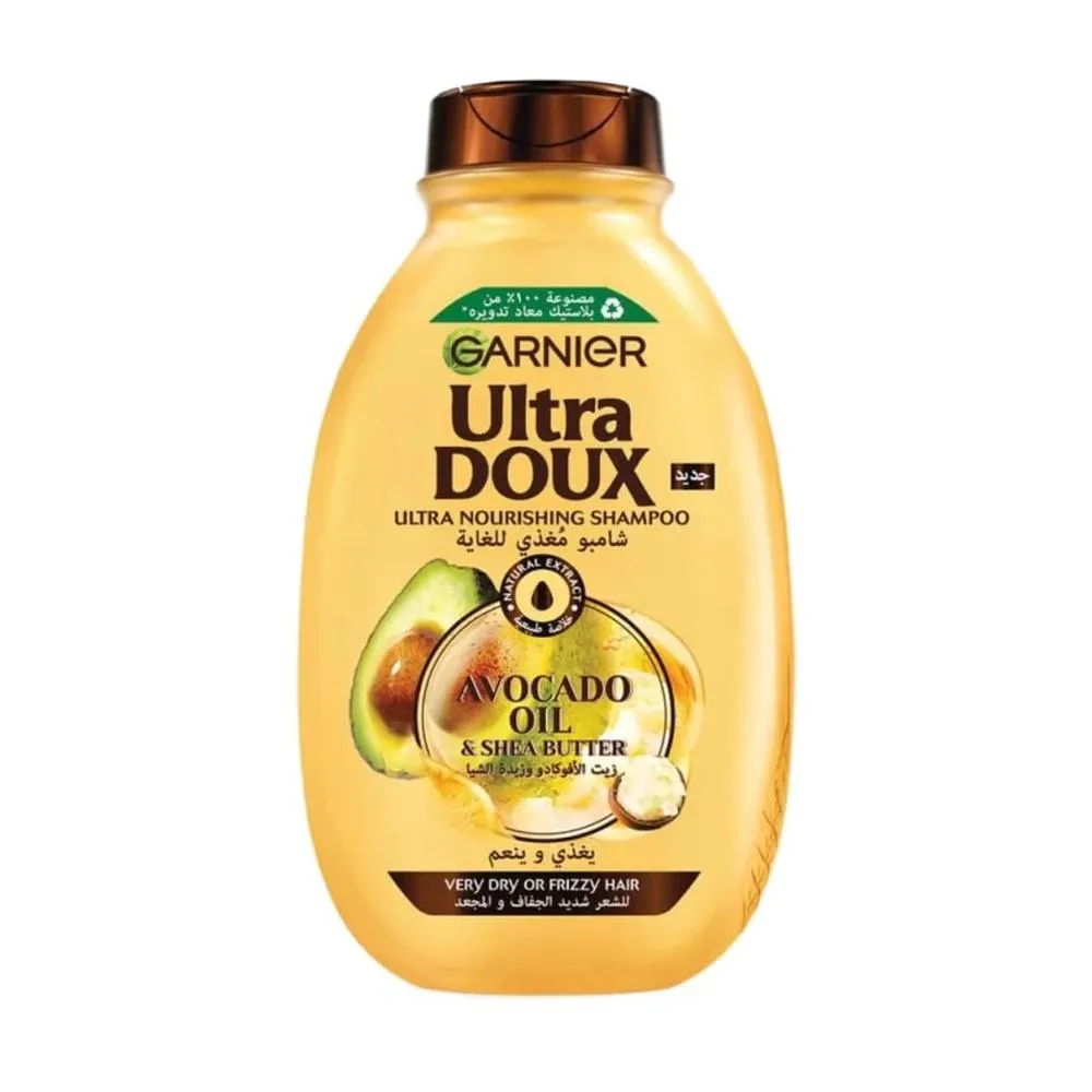 Garnier Ultra Doux Avocado Oil and Shea Butter Shampoo - 400ml