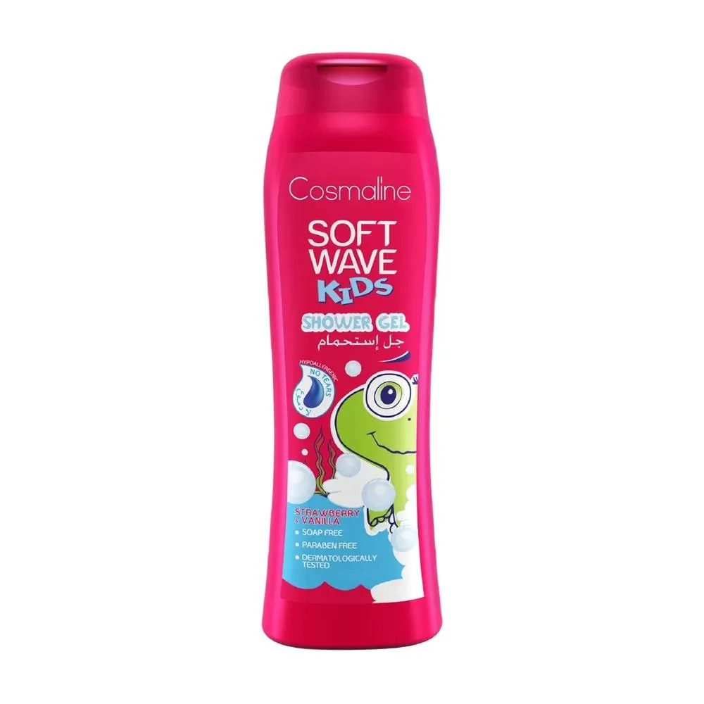 Cosmaline Soft Wave Kids Shower Gel Strawberry & Vanilla - 400ml