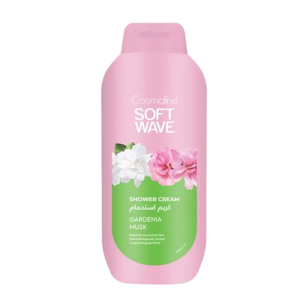 Cosmaline Soft Wave Shower Cream Gardenia Musk - 650ml