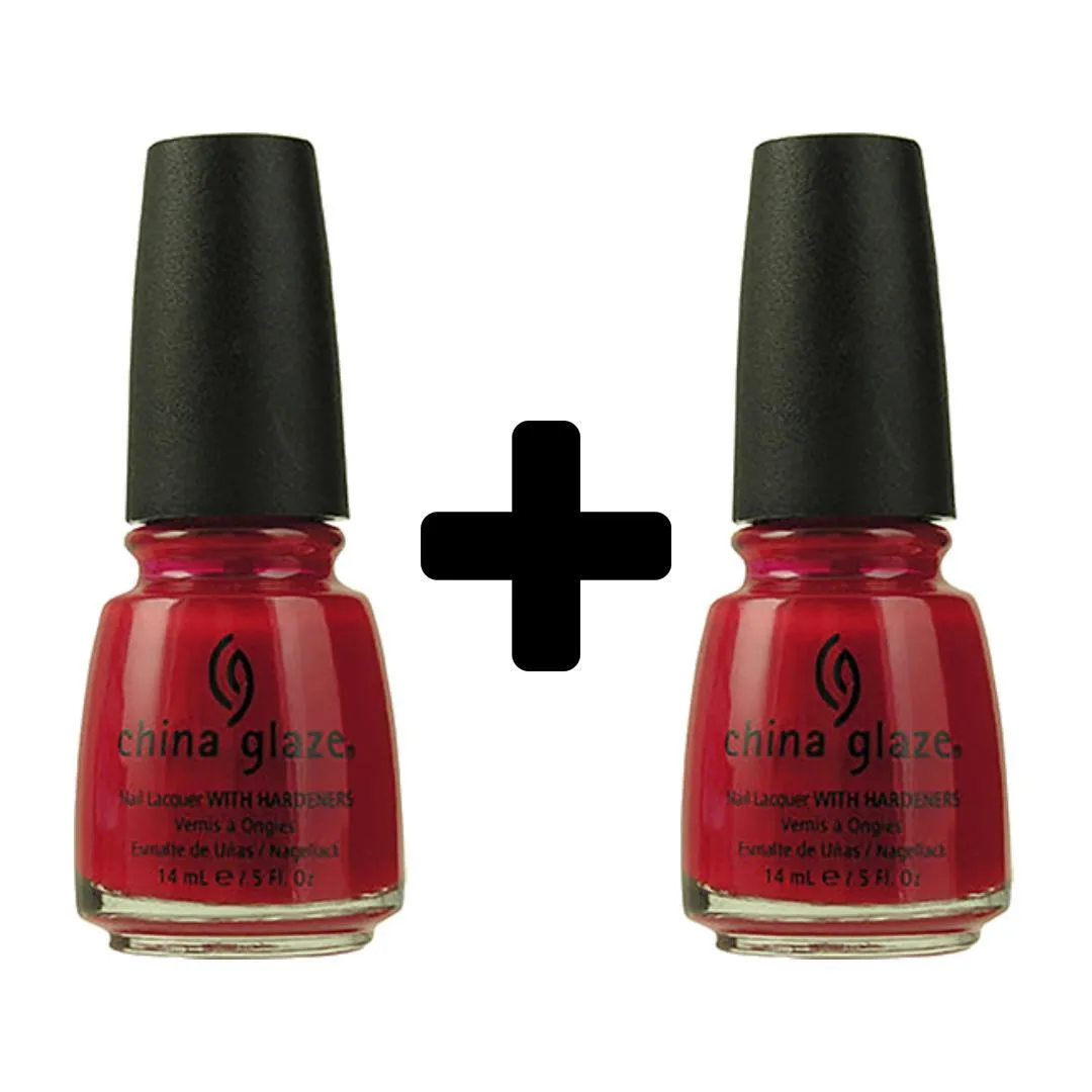 China Glaze Lacquer Nail Polish 1+1 Free