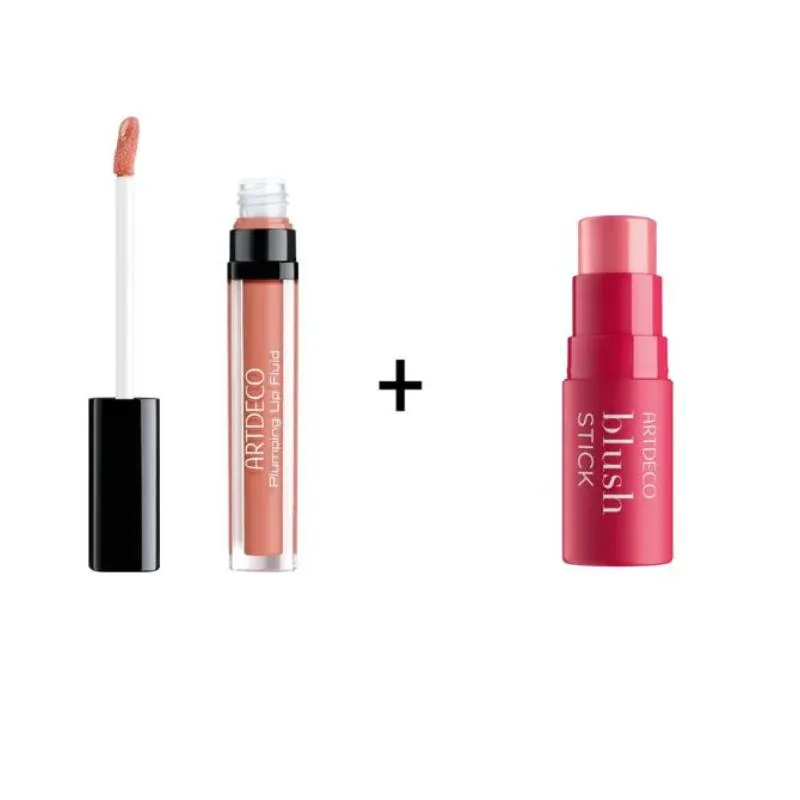 ARTDECO Plumping Lip Fluid 21 & Blush 6