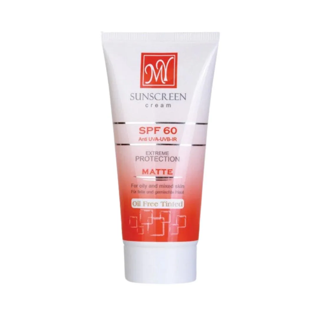 M.Y Sunscreen Cream - SPF60 Tinted Oil Free - 50ml