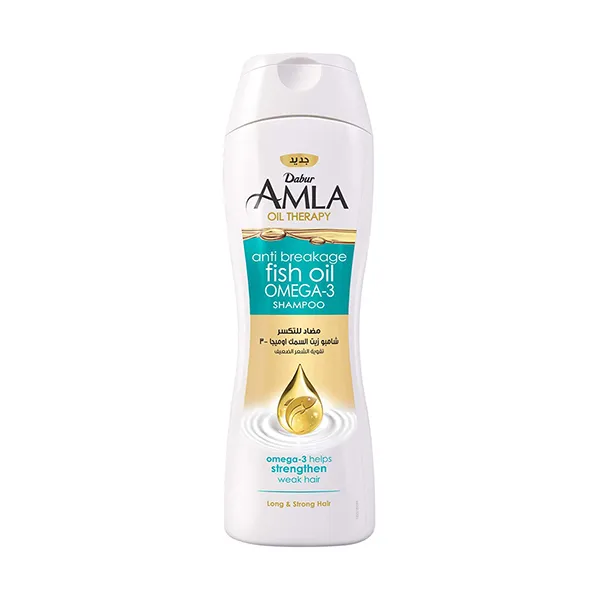 Dabur Amla Anti-Breakage Fish Oil Omega-3 Shampoo - 400ml