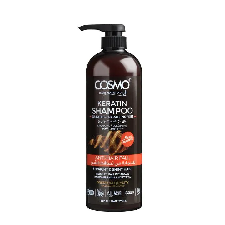 Cosmo Keratin Shampoo Anti Hair Fall - 1000ml