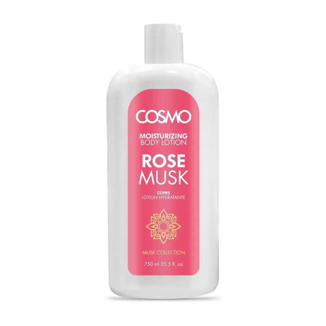Cosmo Moisturizing Rose Musk Body Lotion - 750ml