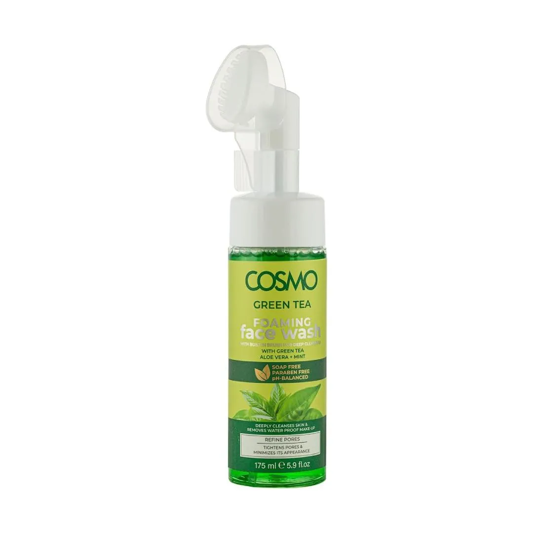 Cosmo Green Tea Foaming Face Wash - 175ml