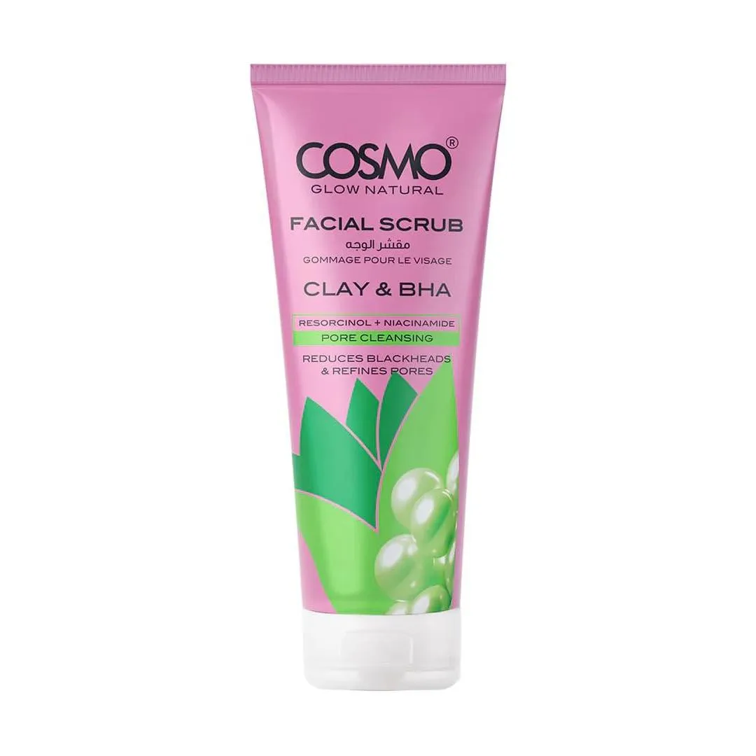 Cosmo Clay & Bha Facial Scrub - 100G