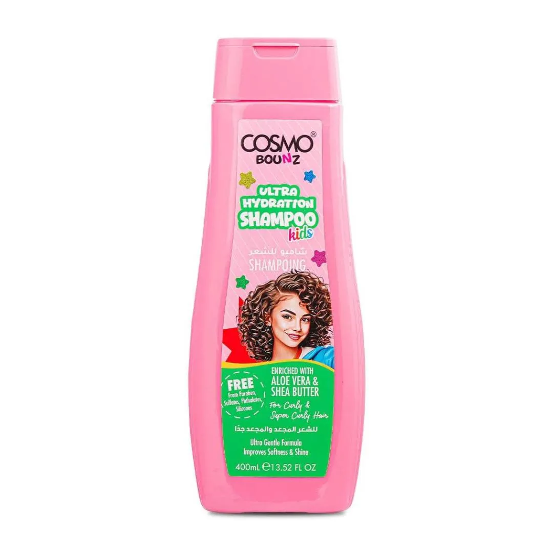 Cosmo Bounz Ultra Hydration Shampoo for Curly Hair for Kids - 400ml