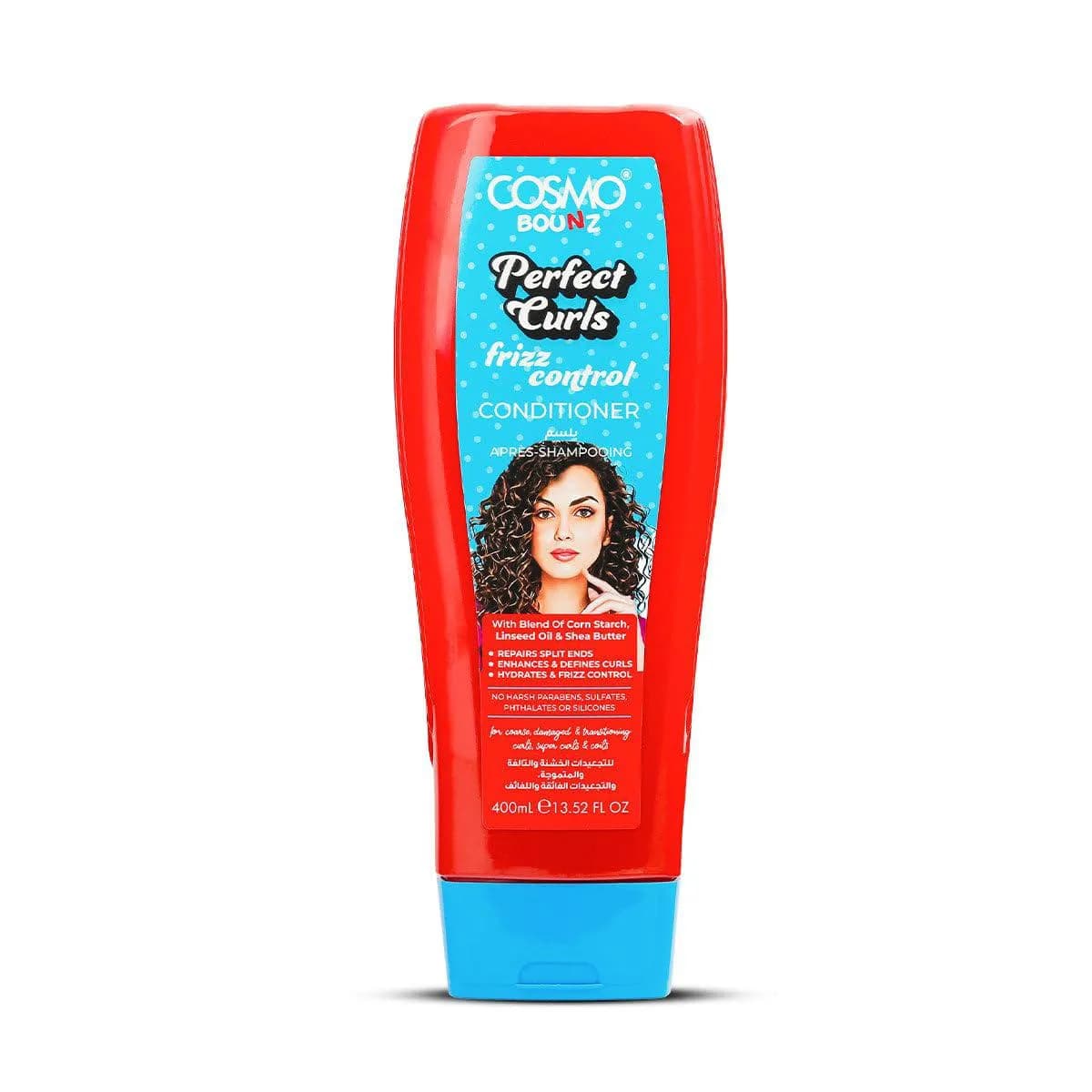 Cosmo Bounz Perfect Curls Frizz Control Conditioner - 400ml