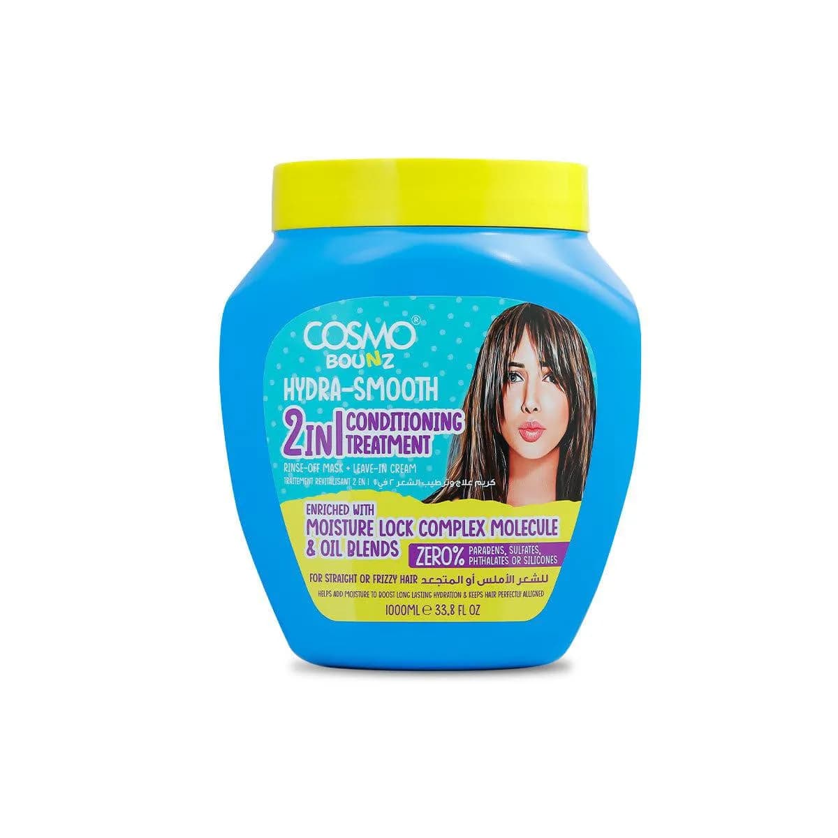 Cosmo Bounz Hair Treatment 2In1 Hydra - 1000ml