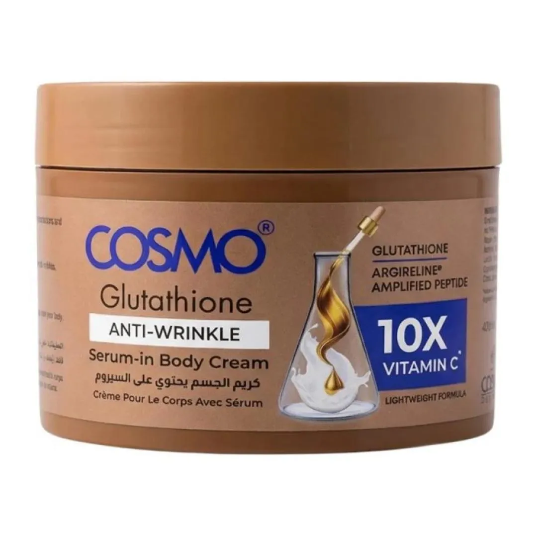 Cosmo Anti-Wrinkle Glutathione Serum-in Body Cream - 400ml