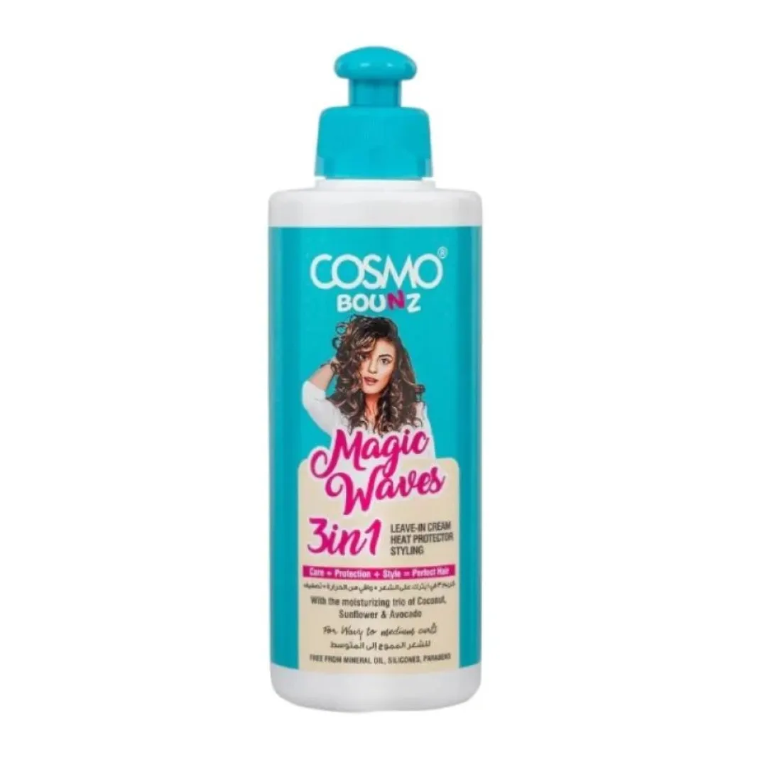 Cosmo Magic Waves 3-in-1 Leave-In Cream for Wavy Hair - 250ml