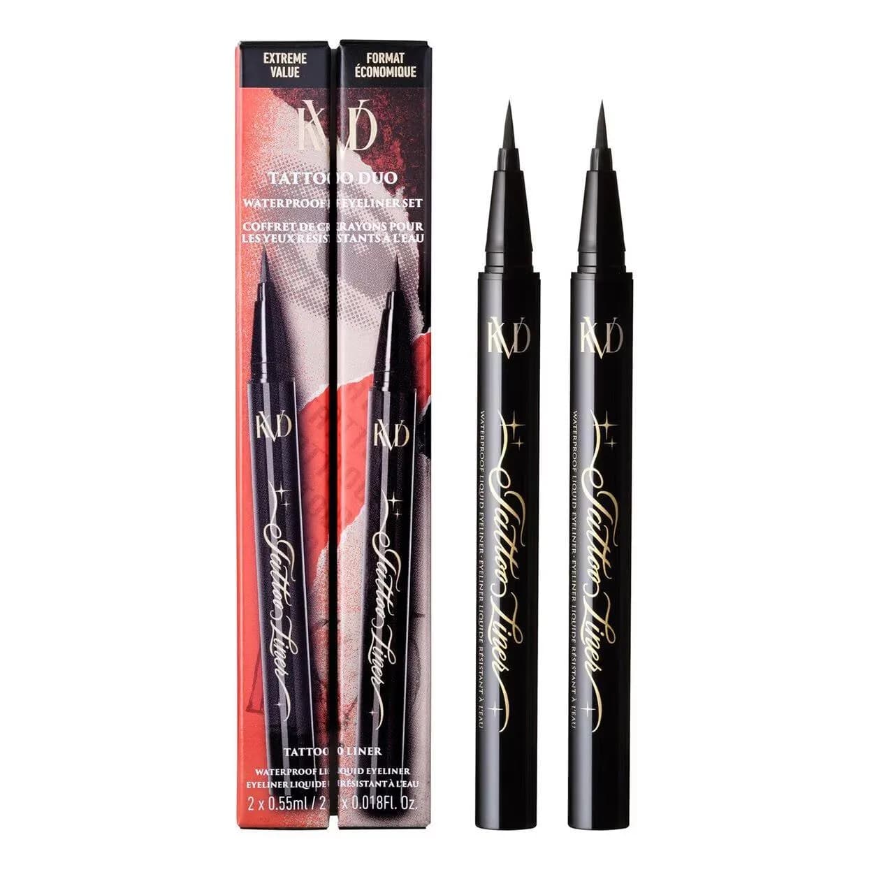 KVD Beauty Tattoo Liner Duo Waterproof Liquid Eyeliner