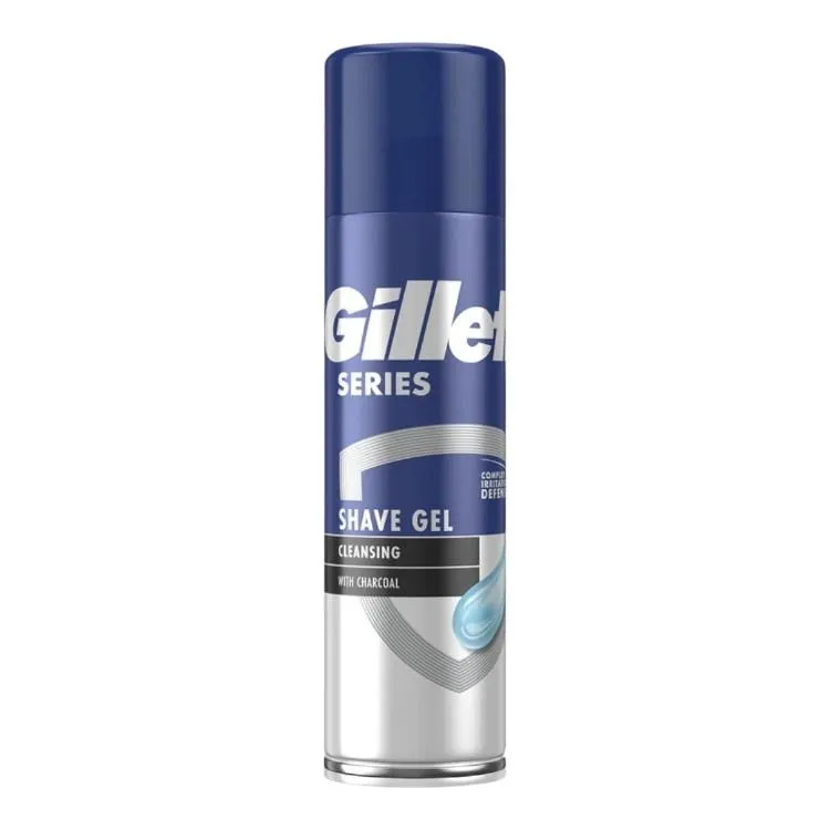 Gillette Series Shave Gel Cleansing With Charcoal - 200ml