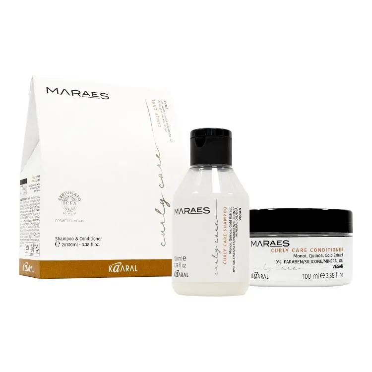 Maraes Curly Care Shampoo & Conditioner travel size 