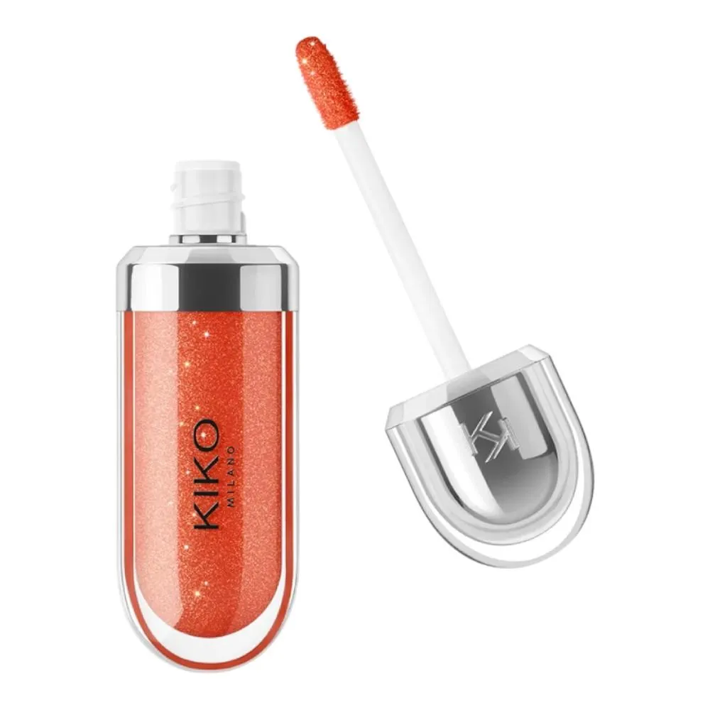 KIKO MILANO 3D Hydra Lip Gloss- 34 Pearly Blood Orange