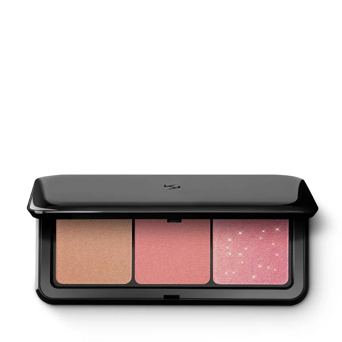 Kiko Milano multi finish trio blush & bronzer palette - 02 Mauve