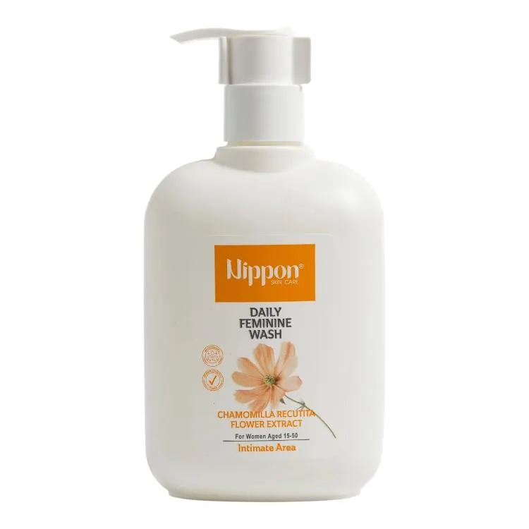 Nippon Daily Feminine Wash CHAMOMILLA RECUTITA FLOWER EXTRACT - 250ml