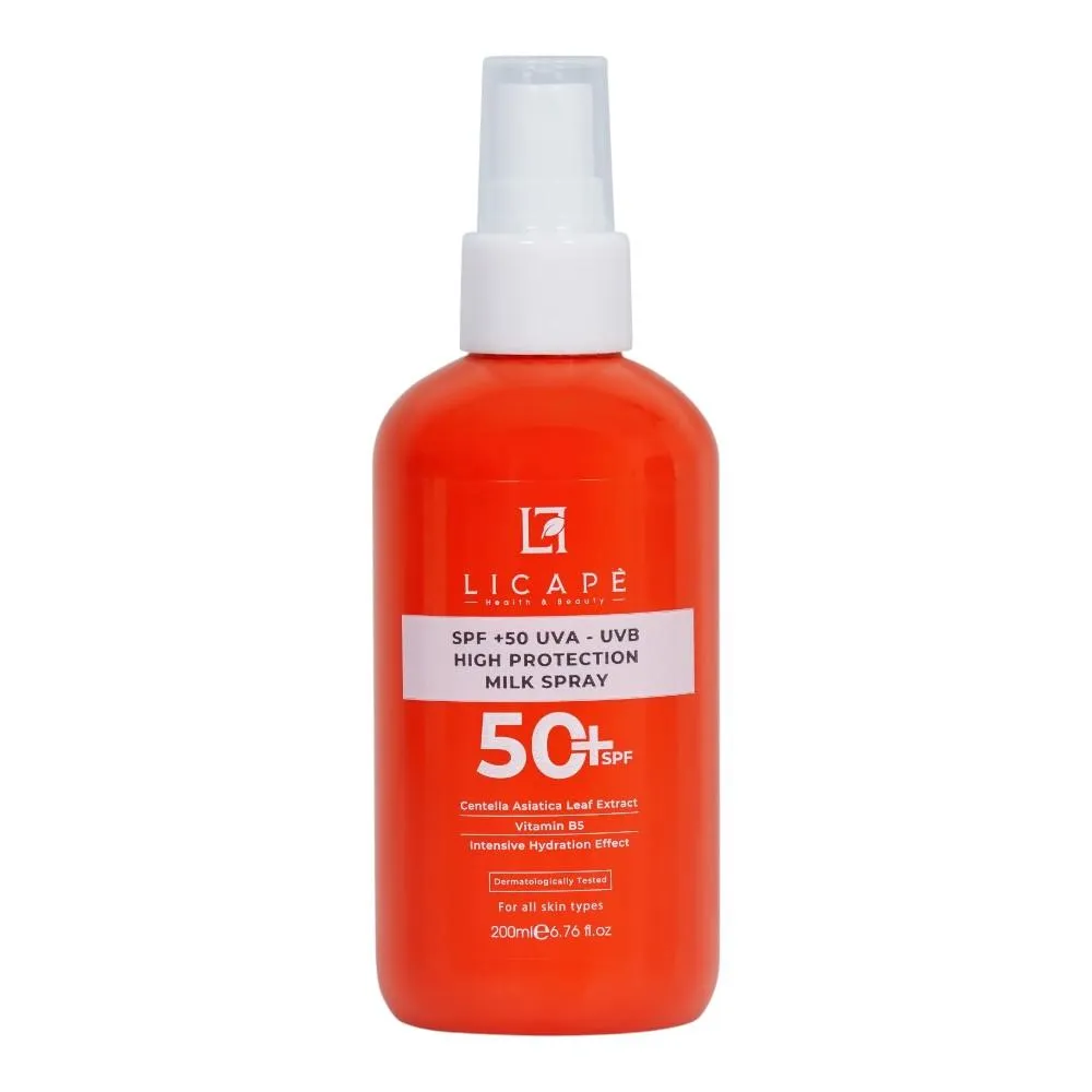Licape UVA-UVB High Protection Milk Spray SPF 50 - 200 ml