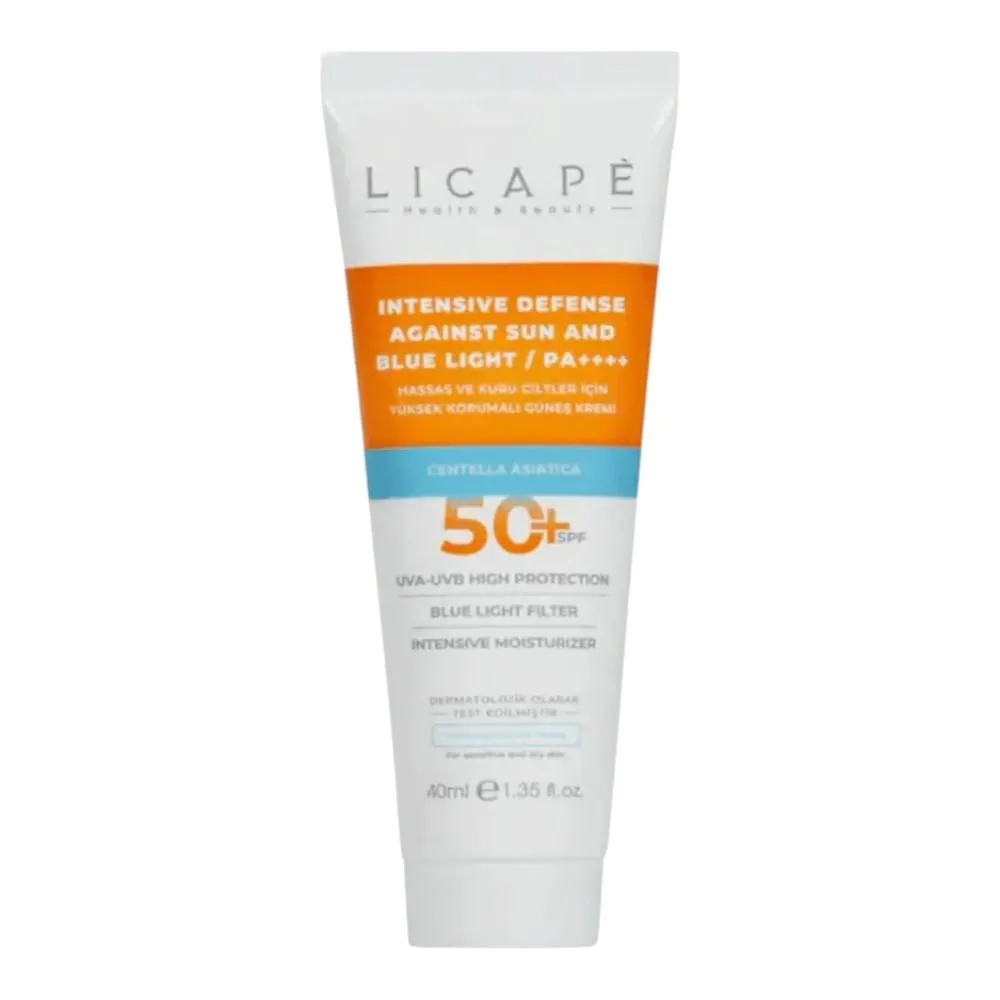Licape Intensive Defense Against Sun & Blue Light for Dry & Sensitive Skin SPF 50-  40 ml