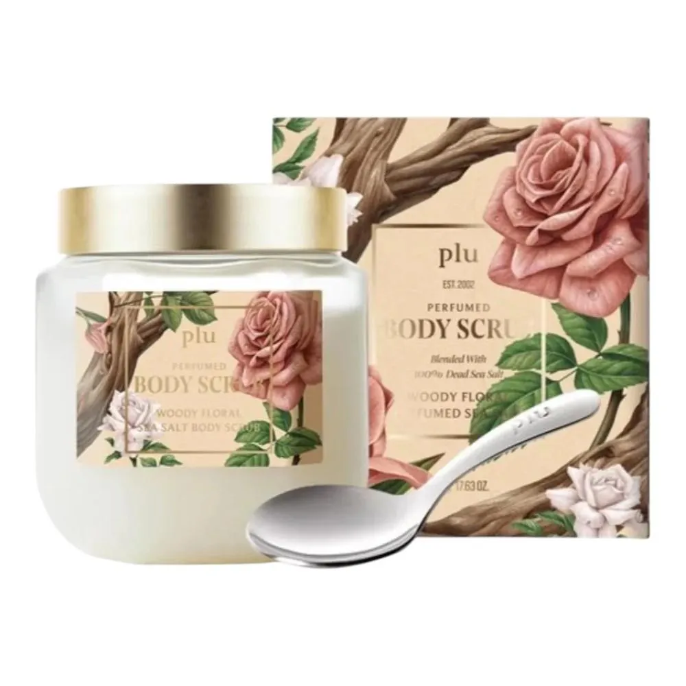 Plu Perfumed Sea Salt Body Scrub Woody Floral - 500g