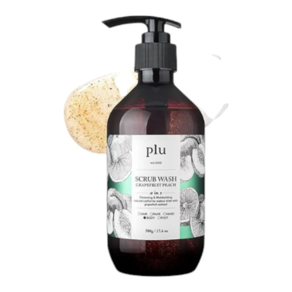 Plu Scrub Wash Grapefruit Peach - 500g