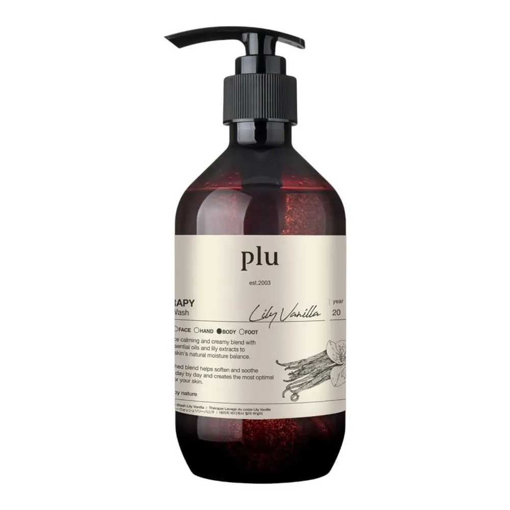 Plu Therapy Body Wash Lily Vanilla - 500ml