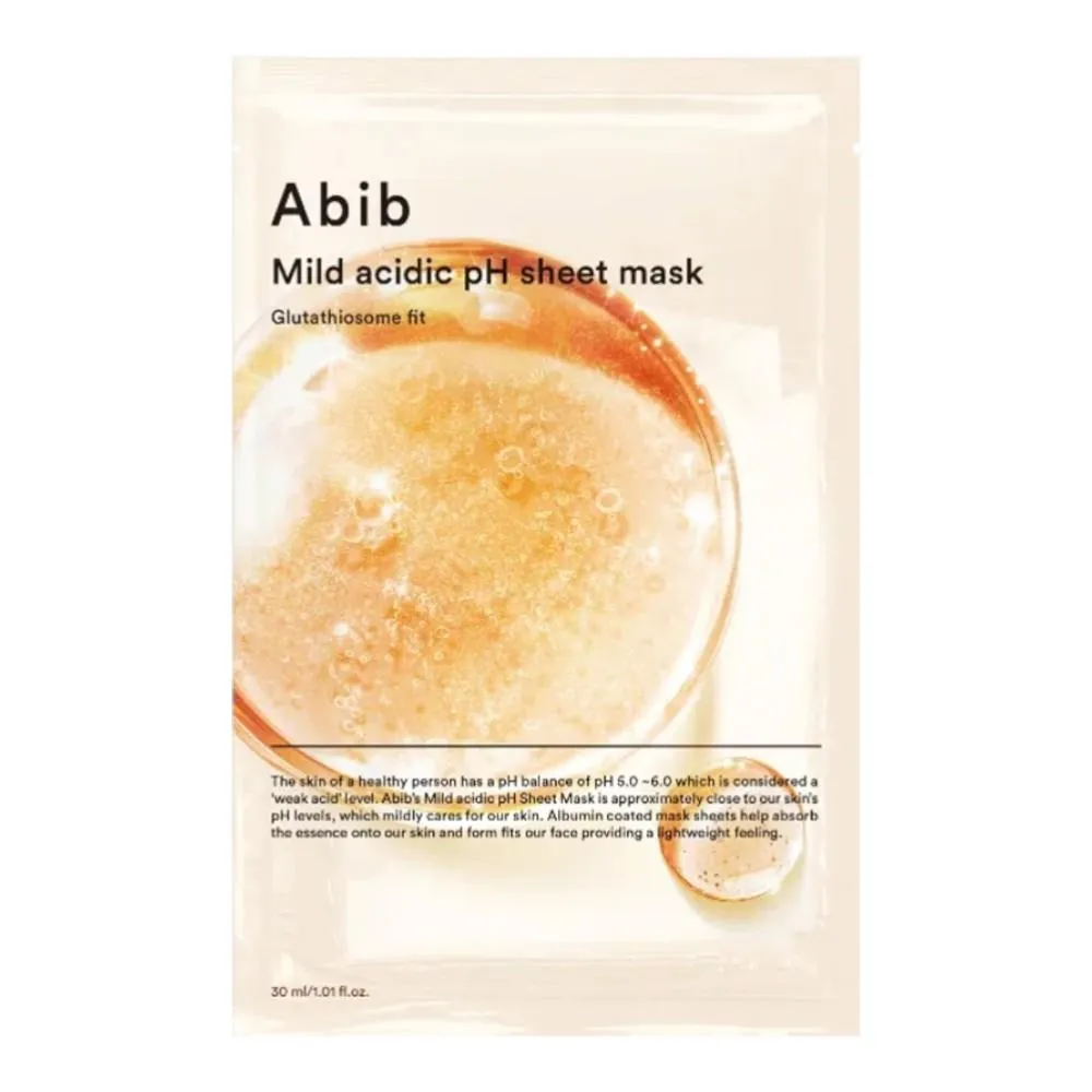 ABIB Mild Acidic PH Sheet Mask Glutathiosome Fit