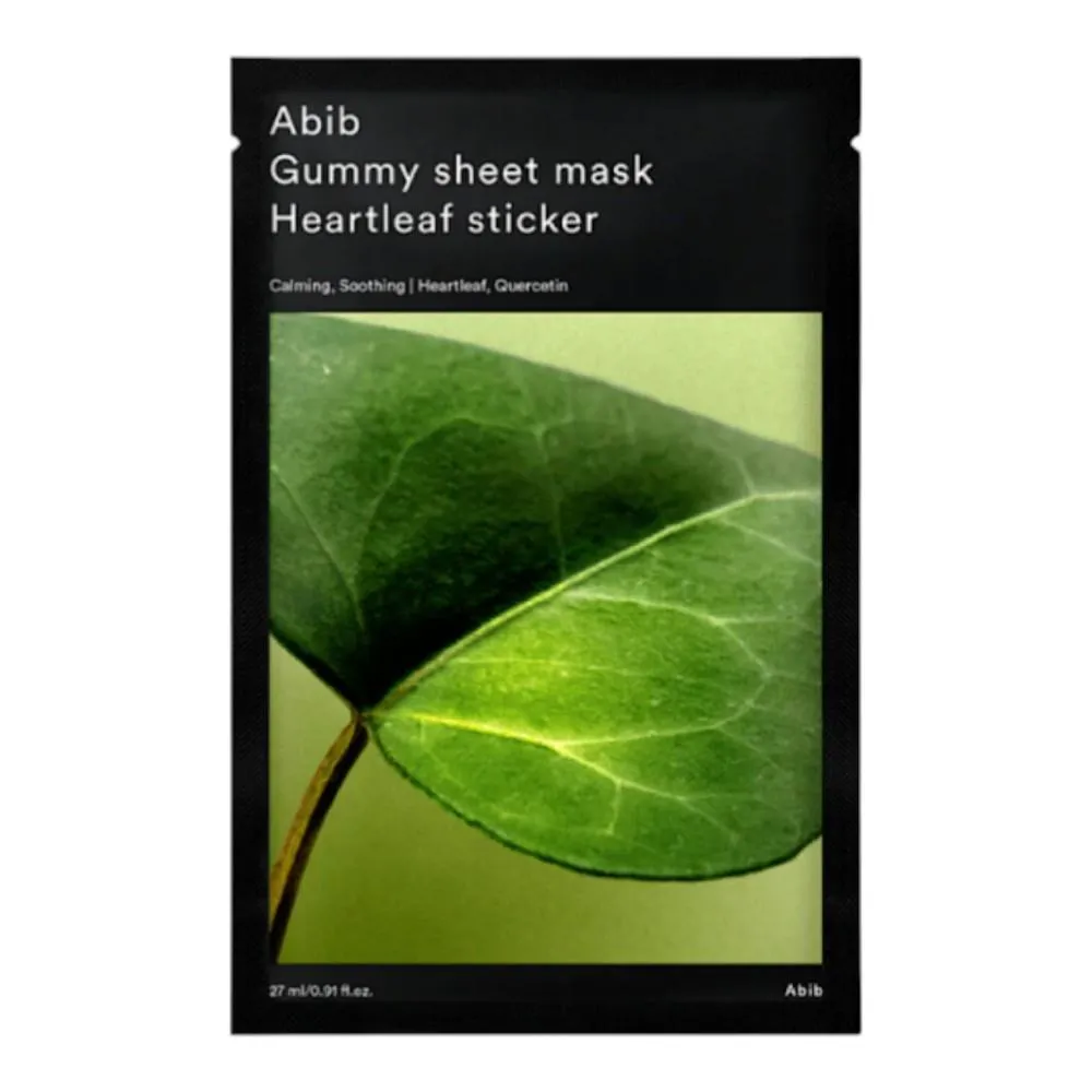 ABIB Gummy Sheet Mask Heartleaf Sticker