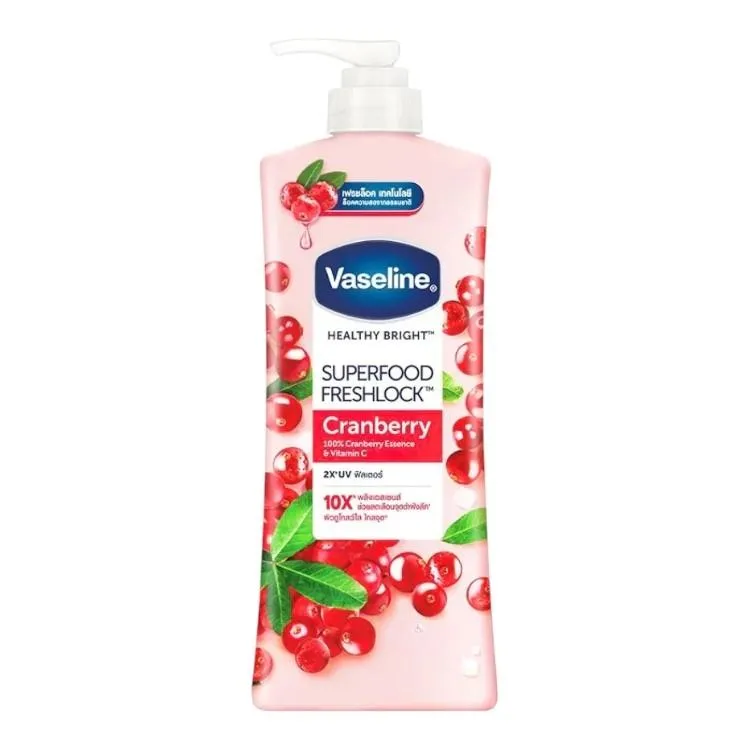 Vaseline Super Food Freshlock Cranberry Lotion - 480ml
