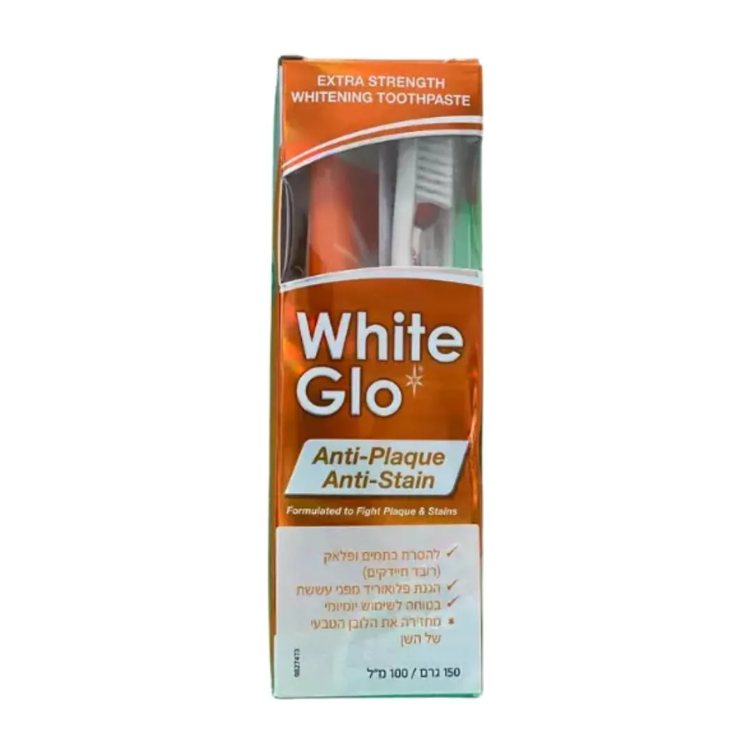 White Glo ANTI-PLAQUE ANTI-STAIN -100 ml