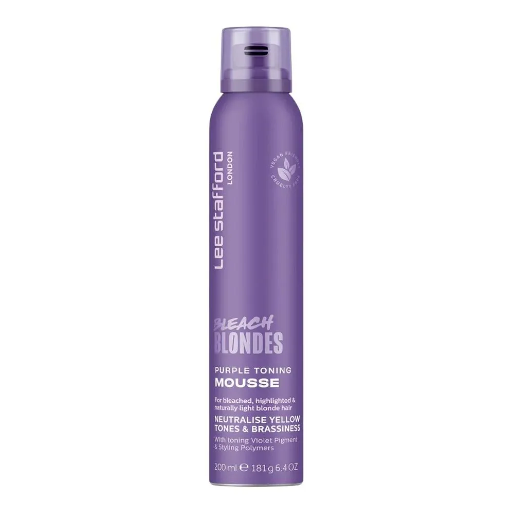 Lee Stafford Bleach Blondes Purple Toning Mousse - 200ml