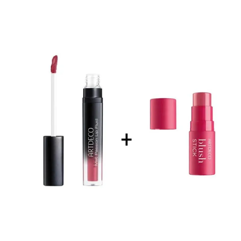 ARTDECO Plumping Lip Fluid 33 & Blush 4