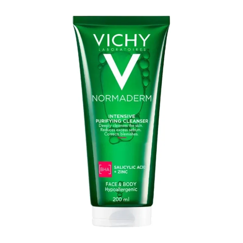 Vichy Normaderm  Intensive Purifying Cleanser For Face & Body - 200ml