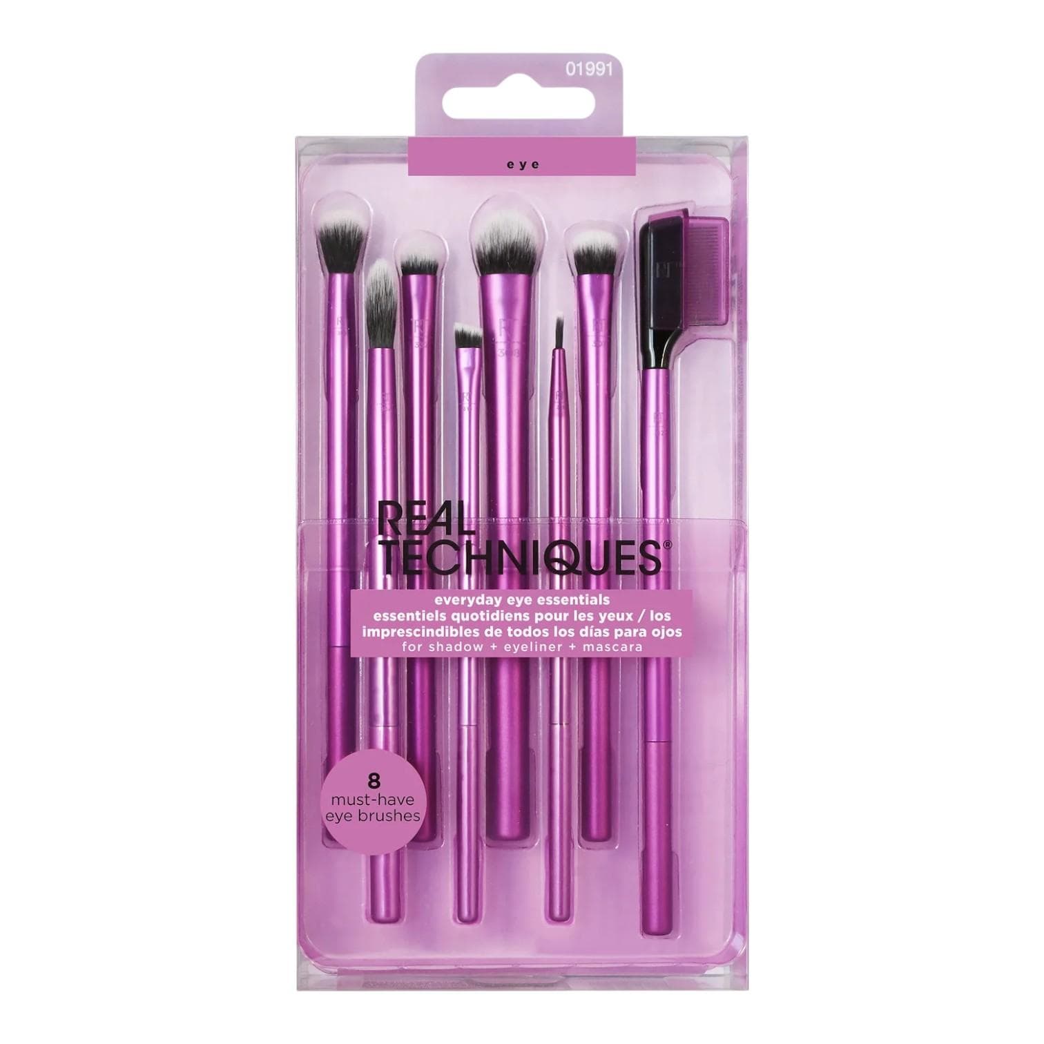 Real Techniques Everyday Eye Essentials Makeup Brush Set