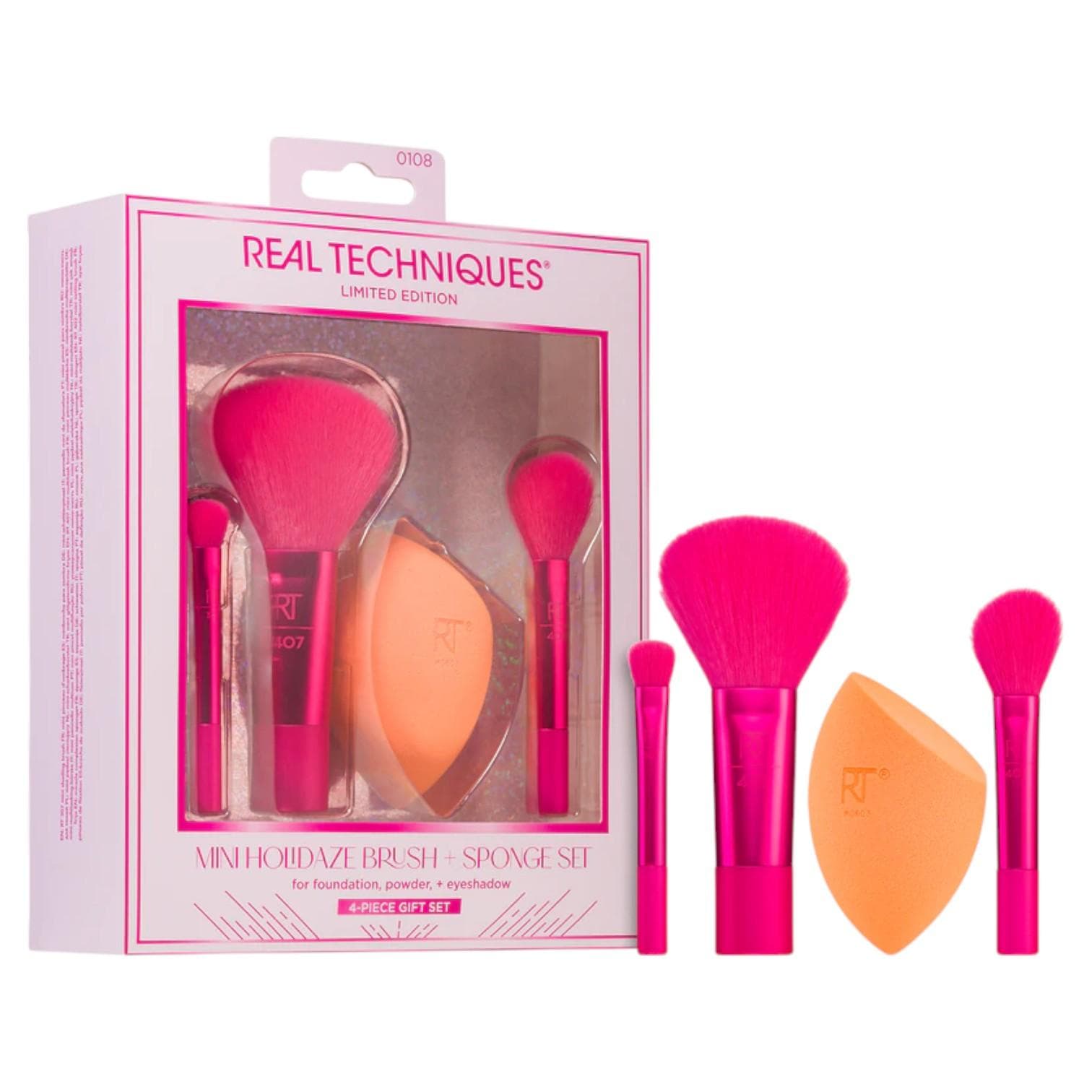 Real Techniques Limited Edition Mini Holidaze Brush + Sponge Set