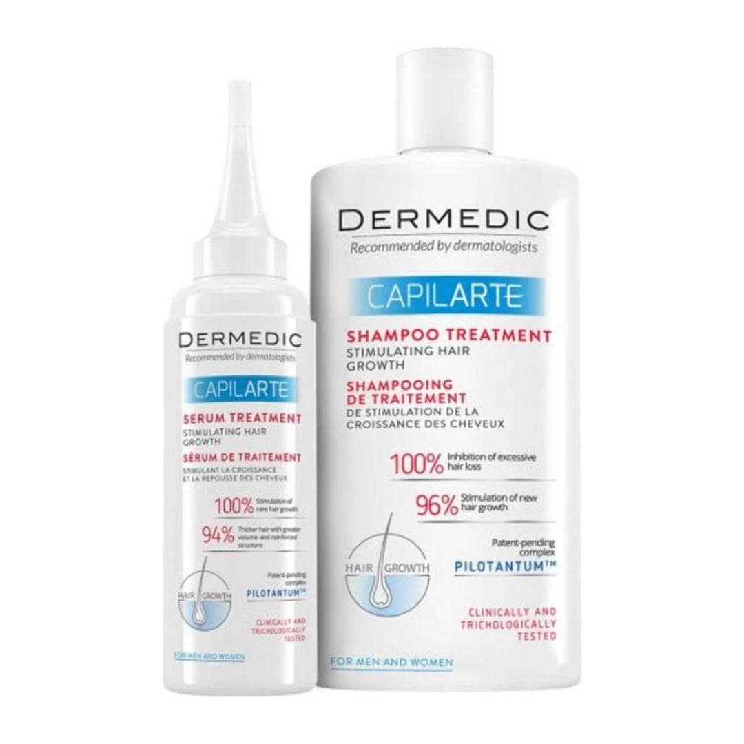 DERMEDIC Capilarte Stimulating Hair Growth Shampoo and Serum Kit