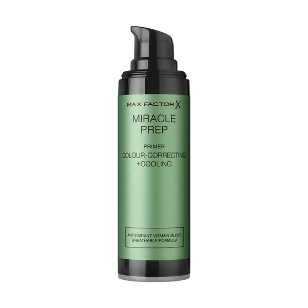 Maxfactor Miracle Prep Colour Correcting And Cooling Primer - 001 Green