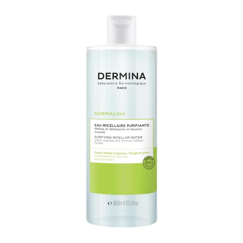 Dermina Normalina Purifying Micellar Water Combination To Oily Skin