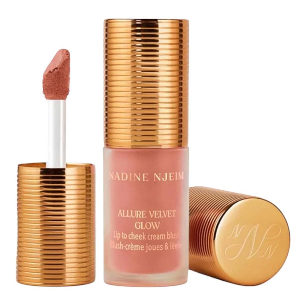 Nadine Njeim Allure Velvet Glow Lip to Cheek Cream Blush