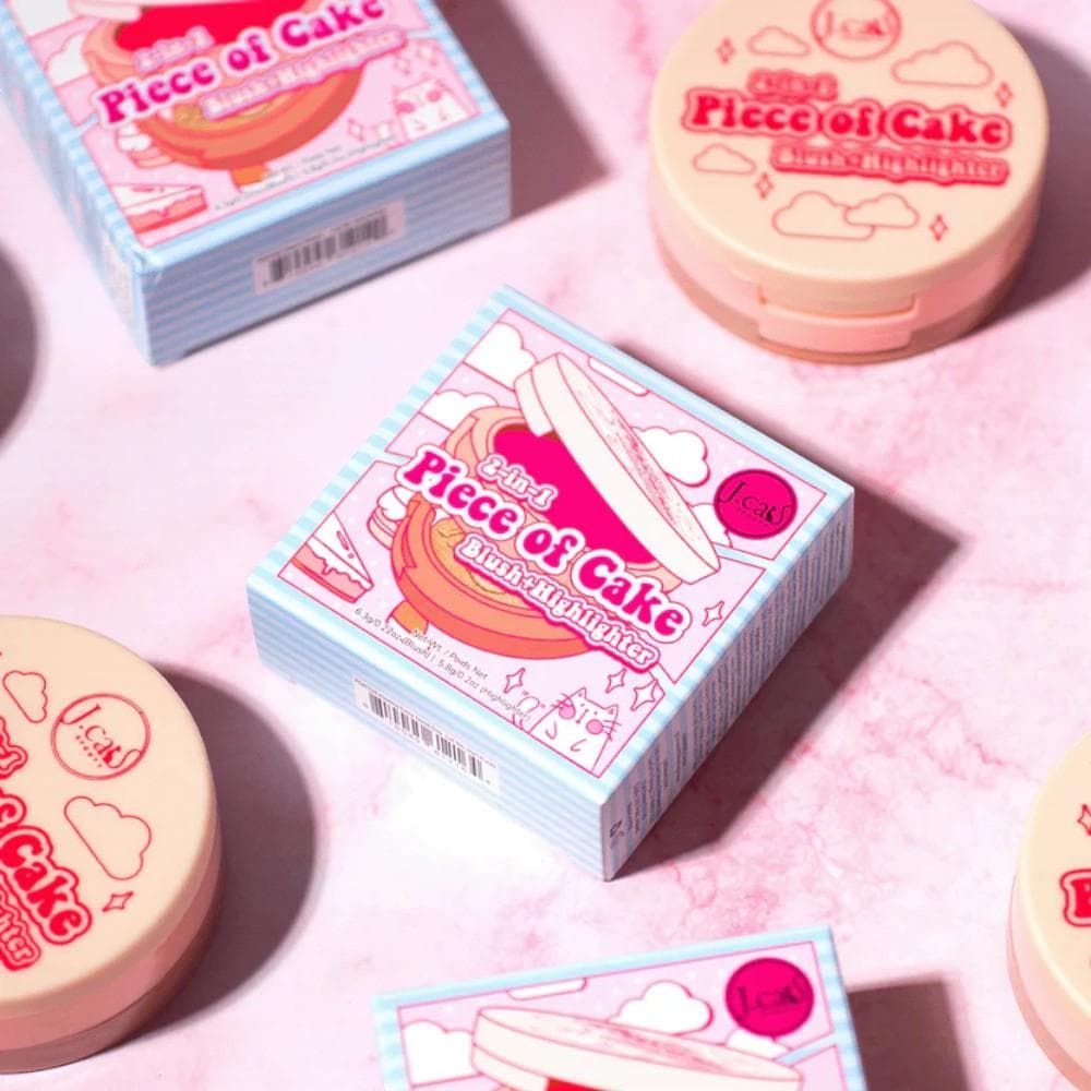 J.Cat Beauty Piece Of Cake Blush & Illuminante - 105 One In A Melon