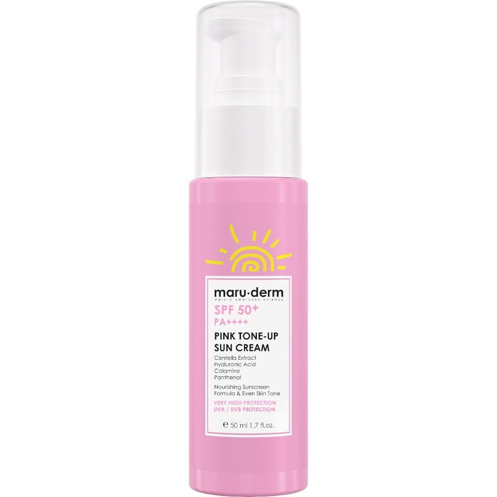 Maru.Derm SPF 50+ Pink Tone-Up Sun Cream - 50ml