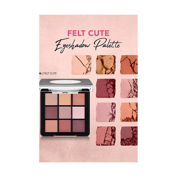 فلورمار لوحة ظلال عيون 9 ألوان مدمجة بلمسة نهائية مطفية وملمس ناعم ولمعة - 006 فيلت كيوت