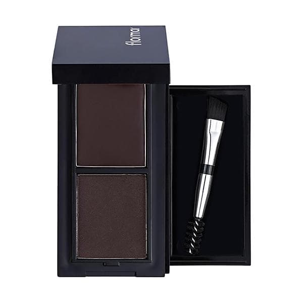 فلورمار طقم تحديد وملء الحواجب مع شمع وفرشاة - 040 دارك