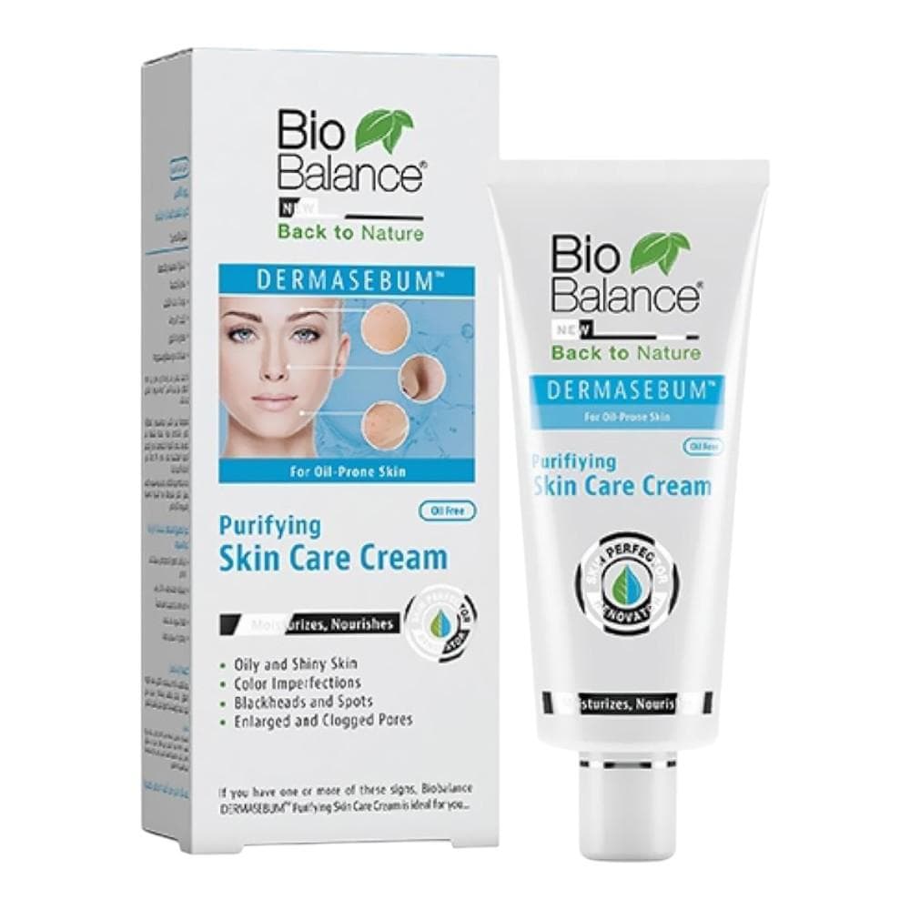 بايو بالانس كريم مرطب للبشرة الدهنية والمختلطه مضاد للحبوب ومقلص للمسام - 55 مل