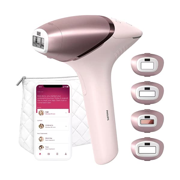 Philips Lumea IPL 9000 Series SenseIQ Hair Removal Device With 4 Lenses