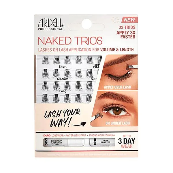 Ardell Naked Trios Eyelashes Kit - 32 pcs